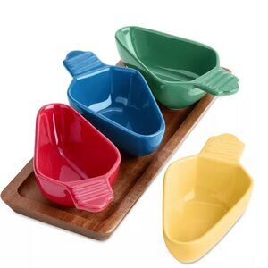 The Cellar Holiday Light Bulb Serving Set - Multicolor (nwt)